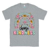 Heather Grey choose kindness Classic Tee - MaliasSmallBusiness