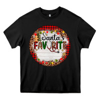 Black custom name santas favorite nurse Heavy Core Tee - AdoDesignShop