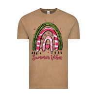 Vintage Coffee summer vibes Vintage Tee - MaliasSmallBusiness