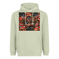 Matcha American flag leopard tumbler Heavyweight Hoodie - HowdyJamesFarm