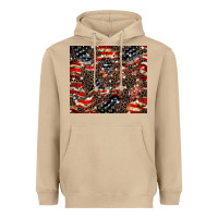 Mushroom American flag leopard tumbler Heavyweight Hoodie - HowdyJamesFarm