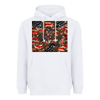 White American flag leopard tumbler Heavyweight Hoodie - HowdyJamesFarm