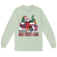 Matcha pink merry christmas Long Sleeve Tee - MaliasSmallBusiness