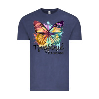 Vintage Denim transformed by god's love Vintage Tee - JahusDesignShop