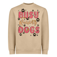 Mushroom busy raising dogs Heavyweight Sweatshirt - MaliasSmallBusiness