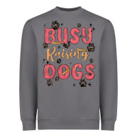 Storm busy raising dogs Heavyweight Sweatshirt - MaliasSmallBusiness