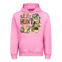 Fuchsia Pink The Hunt Is On Urban Hoodie - BundleAndBundleShop