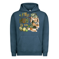 Pigment Midnight Navy The Hunt Is On Urban Hoodie - BundleAndBundleShop