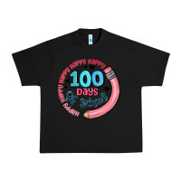 Black happy 100 days of school Urban Heavy Tee - MaliasSmallBusiness