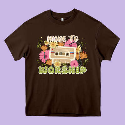 Made To Worship Heavy Core Tee Designed By Jahusdesignshop