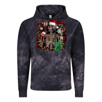 Cloud Black Skeleton with coffee cup Christmas Vintage Hoodie - NancyCooperArtShop