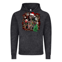 Vintage Arctic Skeleton with coffee cup Christmas Vintage Hoodie - NancyCooperArtShop