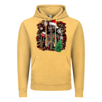Vintage Mustard Skeleton with coffee cup Christmas Vintage Hoodie - NancyCooperArtShop