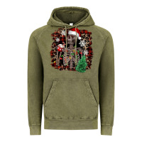 Vintage Olive Skeleton with coffee cup Christmas Vintage Hoodie - NancyCooperArtShop