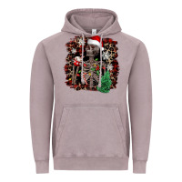 Vintage Zinc Skeleton with coffee cup Christmas Vintage Hoodie - NancyCooperArtShop