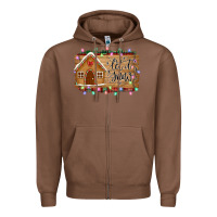 Chestnut Let it snow Zipper Hoodie - Bettercallsaul