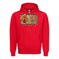 Red Let it snow Zipper Hoodie - Bettercallsaul