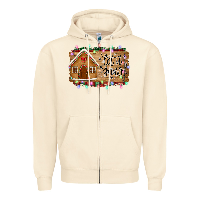 Let It Snow Zipper Hoodie by Bettercallsaul | Teevron