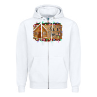 White Let it snow Zipper Hoodie - Bettercallsaul