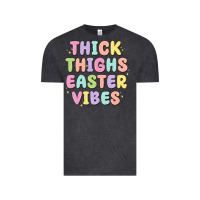 Thicks Thighs Easter Vibes Vintage Tee | Teevron