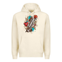 Tofu Football lightning bolt leopard Premium Hoodie - HowdyJamesFarm