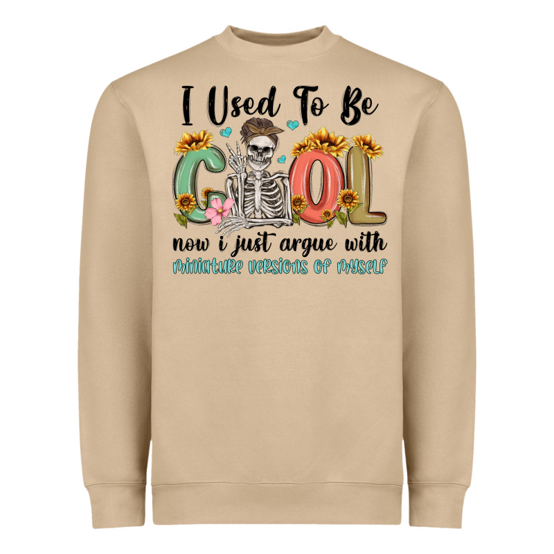 I Used To Be Cool Now I Just Argue With Miniature Heavyweight Sweatshirt by MaliasSmallBusiness | Teevron