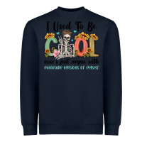 Navy i used to be cool now i just argue with miniature Heavyweight Sweatshirt - MaliasSmallBusiness