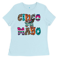 Baby Blue cinco de mayo Ladies Tee - RacoonDesign