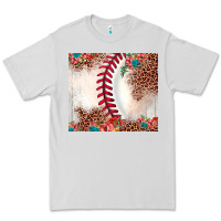 Dove Grey baseball leopard Premium Tee - JahusDesignShop