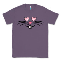 Lavender bunny face easter Classic Tee - MaliasSmallBusiness