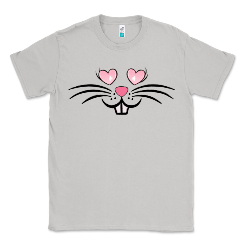 Bunny Face Easter Classic Tee by MaliasSmallBusiness | Teevron