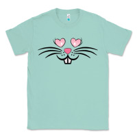 Seafoam bunny face easter Classic Tee - MaliasSmallBusiness