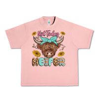 Salmon heifer Urban Heavy Tee - MaliasSmallBusiness