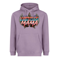 Lavender American mama 4th of july Heavyweight Hoodie - HowdyJamesFarm