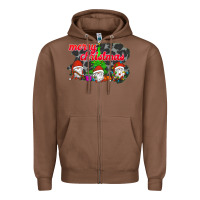 Chestnut Merry Christmas - Gnome - Gnome Zipper Hoodie - Bettercallsaul