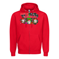 Red Merry Christmas - Gnome - Gnome Zipper Hoodie - Bettercallsaul