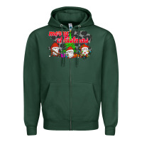 Sports Green Merry Christmas - Gnome - Gnome Zipper Hoodie - Bettercallsaul