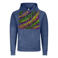 Vintage Denim mardi gras leopard Vintage Hoodie - RanaPortraitStore