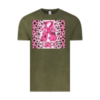 Vintage Olive breast cancer with boxing gloves Vintage Tee - MaliasSmallBusiness