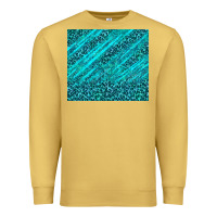 Antique Gold blue glitter with leopard pattern Premium Sweatshirt - TumblerDesignByShophia