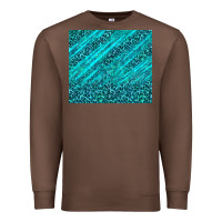 Chestnut blue glitter with leopard pattern Premium Sweatshirt - TumblerDesignByShophia