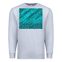 Heather Grey blue glitter with leopard pattern Premium Sweatshirt - TumblerDesignByShophia