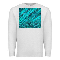 Oatmeal Heather blue glitter with leopard pattern Premium Sweatshirt - TumblerDesignByShophia