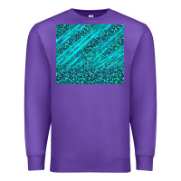 Purple blue glitter with leopard pattern Premium Sweatshirt - TumblerDesignByShophia