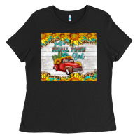 Black just a small town girl with car Ladies Tee - HRA Design Shop