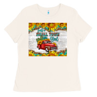 Bone just a small town girl with car Ladies Tee - HRA Design Shop
