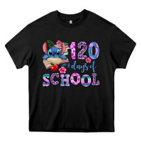 Black 120 days of school Heavy Core Tee - AdoDesignShop