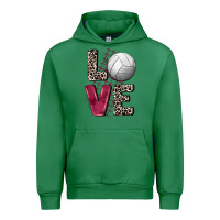 Emerald love volleyball Urban Hoodie - FaDigitalArtStudio