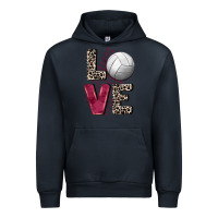 Navy love volleyball Urban Hoodie - FaDigitalArtStudio