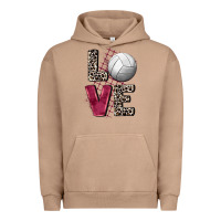 Pigment Burro love volleyball Urban Hoodie - FaDigitalArtStudio
